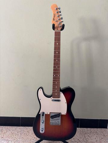Guitare electrique stagg pour gaucher, Musique & Instruments, Enlèvement, Comme neuf