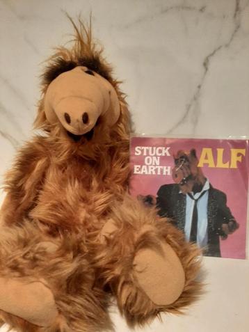 Vintage Allen Productions Alf met plaat Stuck on Earth. beschikbaar voor biedingen