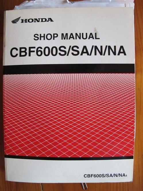 Documentatie 7B Honda workshop manual CBF600 SA 2004 x, Motoren, Handleidingen en Instructieboekjes, Honda, Ophalen of Verzenden