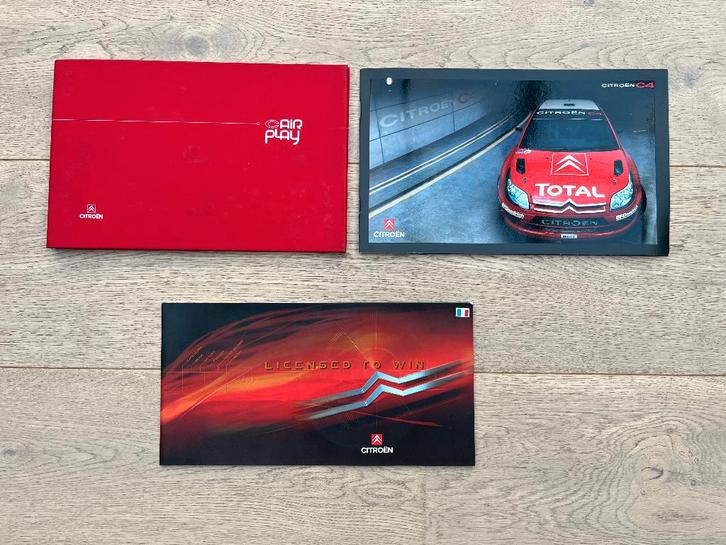 BROCHURES SUR LES POUSSETTES CITROËN C4 WRC ET CITROËN C, Livres, Autos | Brochures & Magazines, Enlèvement ou Envoi