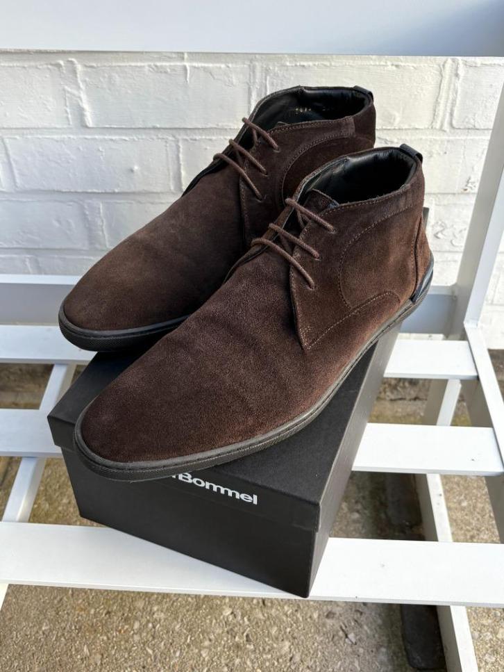 Floris van Bommel veterboots donkerbruin, Kleding | Heren, Schoenen, Zo goed als nieuw, Veterschoenen, Bruin, Verzenden