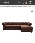Canapé d'angle Chesterfield Maison Du Monde, Maison & Meubles, Canapés | Salons, Enlèvement, Comme neuf, Quatre personnes ou plus