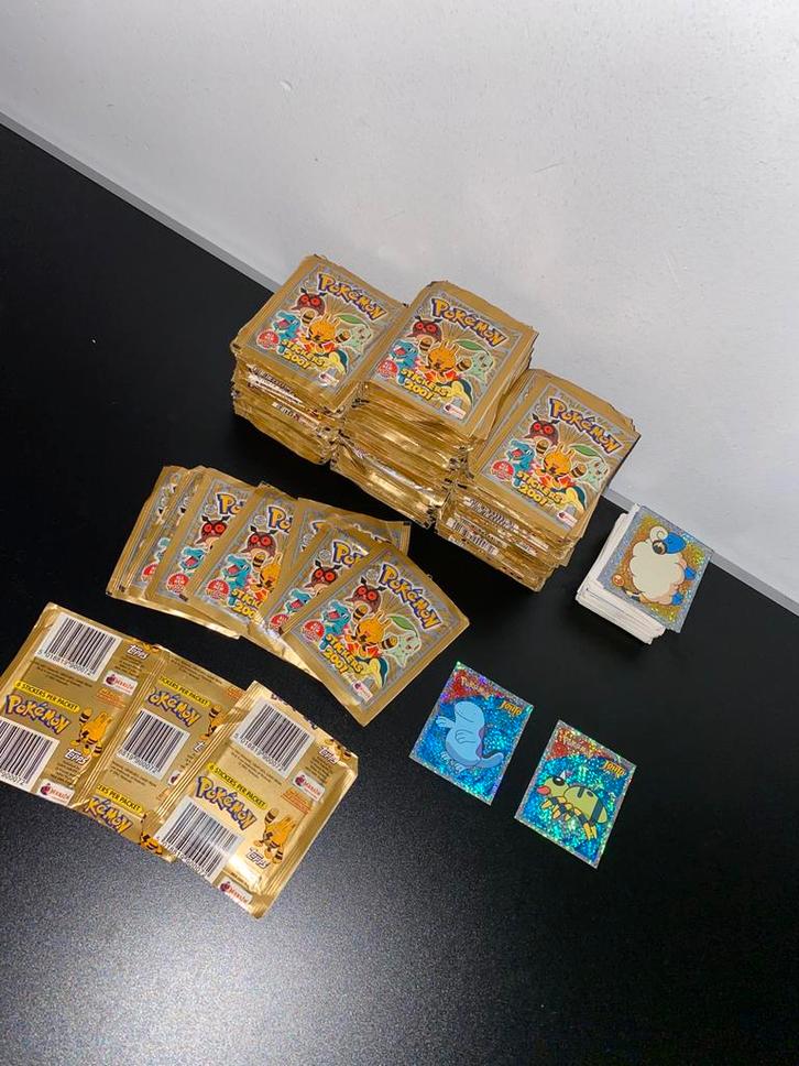 Pokémon Merlin Stickers 2001 – Serie 3  – Vintage (Topps), Verzamelen, Stickers, Zo goed als nieuw, Ophalen of Verzenden