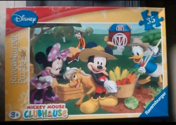 Puzzle Disney Mickey Mouse, Kinderen en Baby's, Speelgoed | Kinderpuzzels, Gebruikt, 2 tot 4 jaar, 10 tot 50 stukjes, Ophalen