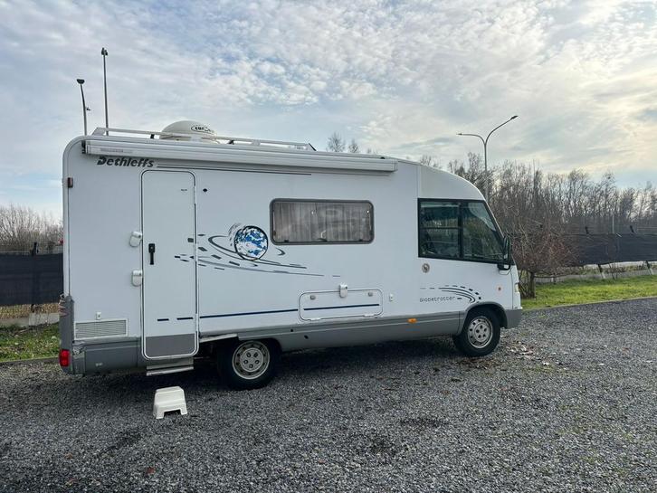 Mobielhome Fiat 2.8 Dethleffs, Caravans en Kamperen, Mobilhomes, Particulier, tot en met 5, Buscamper of Camperbus, Dethleffs