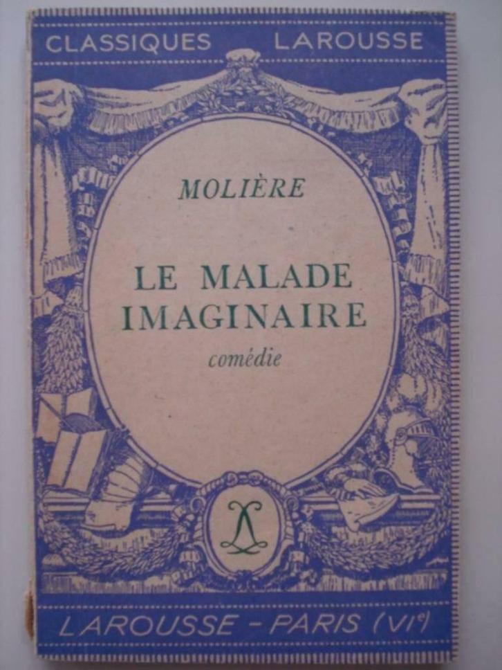 3. Molière, Le malade imaginaire, Classiques Larousse, 1951, Livres, Art & Culture | Danse & Théâtre, Utilisé, Théâtre, Envoi