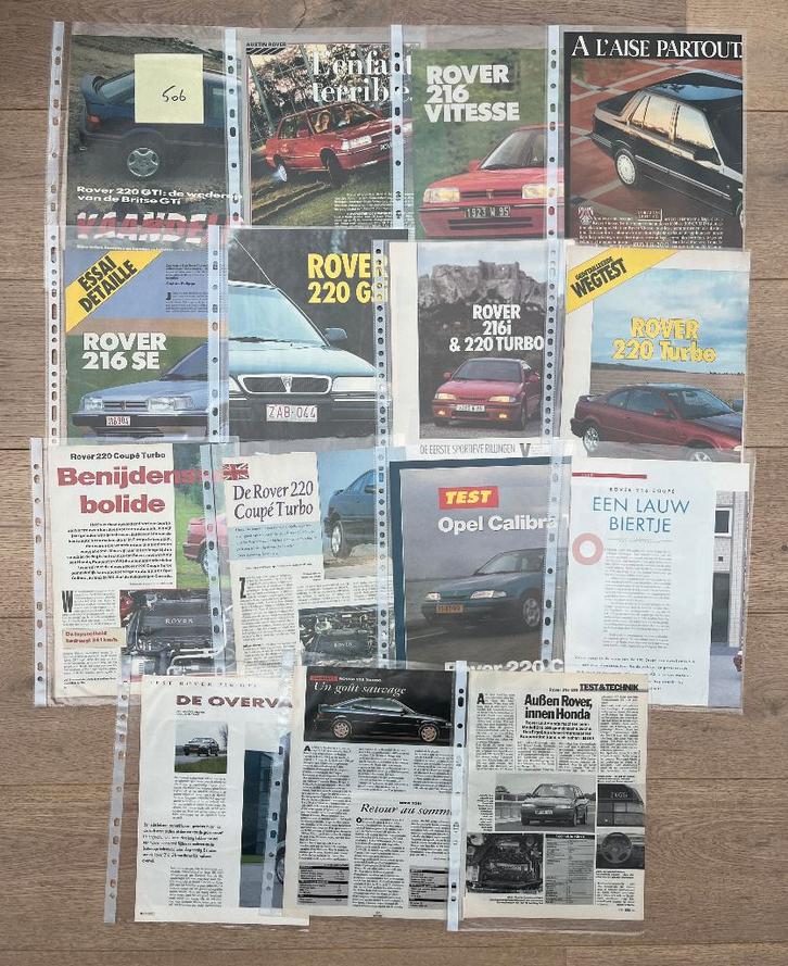 ROVER 220 COUPÉ - ARTICLES, Livres, Autos | Brochures & Magazines, Enlèvement ou Envoi