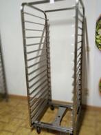 Inox kar voor bakkersplaten 60x80 cm, Ophalen