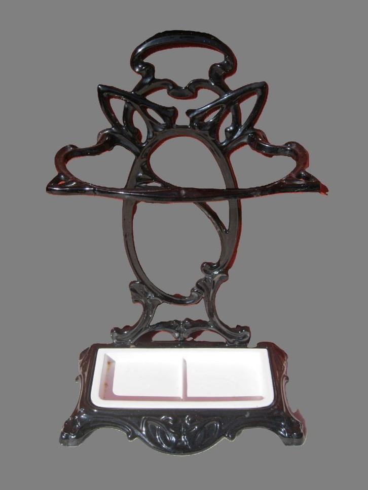 Art Deco email paraplubak, Antiek en Kunst, Antiek | Email, Ophalen