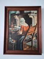 Schilderij gesigneerd F Clement 1937, Ophalen