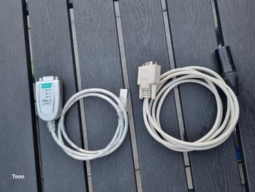 Xlr to rs-422 & rs-422 to usb moxa u port 1130 beschikbaar voor biedingen