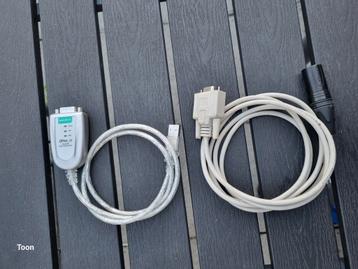 Xlr to rs-422 & rs-422 to usb moxa u port 1130