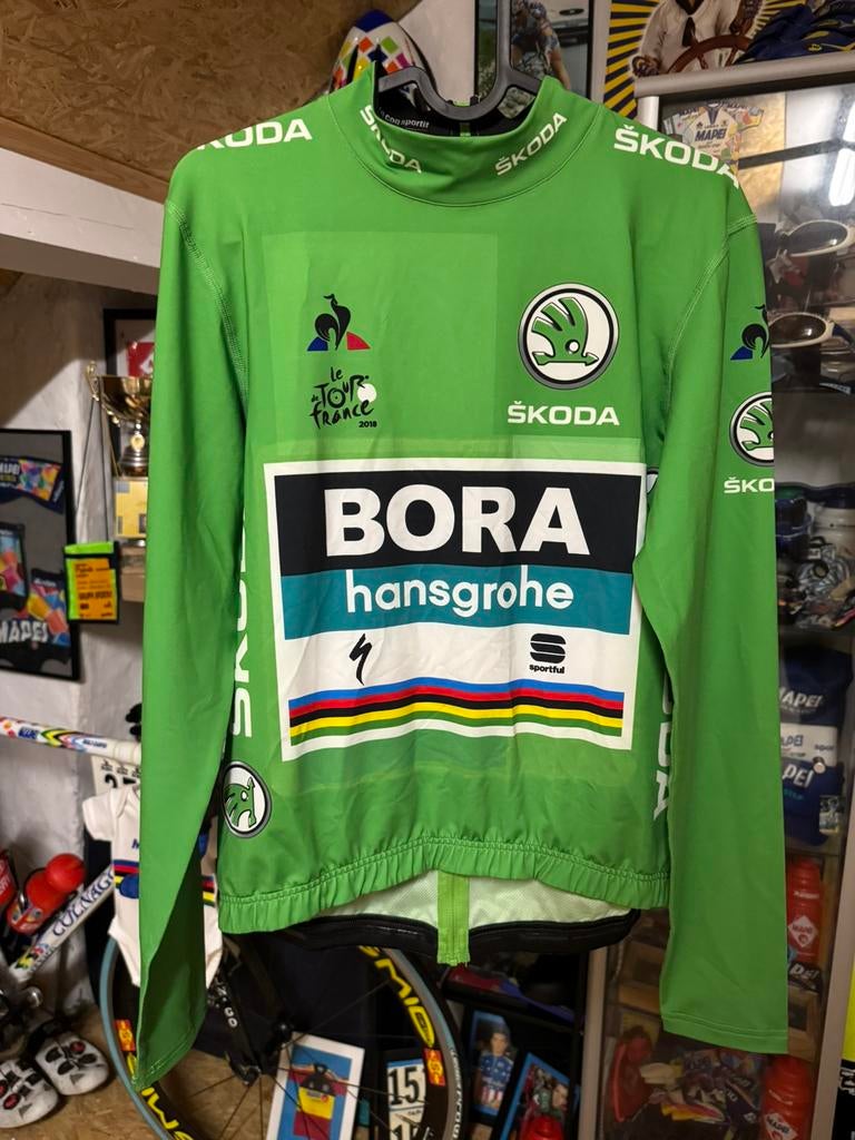 Bora hansgrohe - peter sagan, Fietsen en Brommers, Fietsaccessoires | Fietskleding, Zo goed als nieuw, M, Ophalen of Verzenden