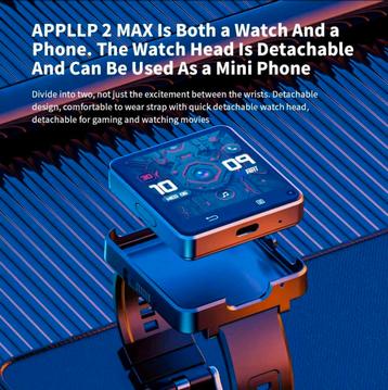 Lokmat APPLLP 2 MAX 4G Android SmartWatch met belfunctie beschikbaar voor biedingen