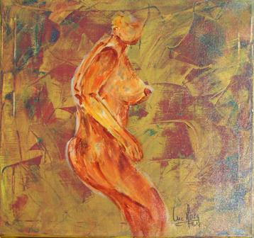 Luc Mora: Automne 2017 (O/D, 40 x 40 cm) beschikbaar voor biedingen