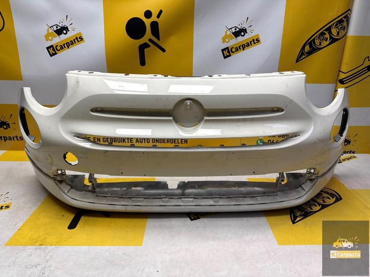 Voorbumper Fiat 500 bumper 735619476 2015-2023 origineel, Auto-onderdelen, Carrosserie, Bumper, Fiat, Voor, Gebruikt