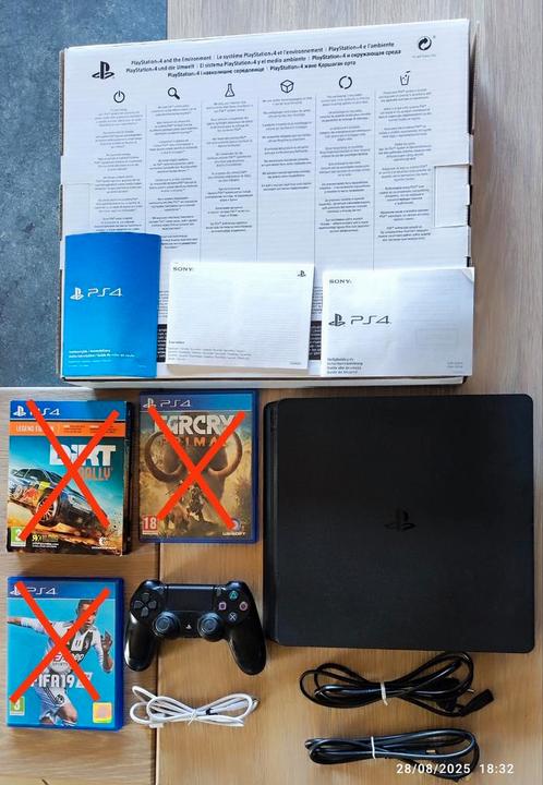 Sony PlayStation 4 Slim 500Gb, Games en Spelcomputers, Spelcomputers | Sony PlayStation 4, Gebruikt, Slim, Ophalen