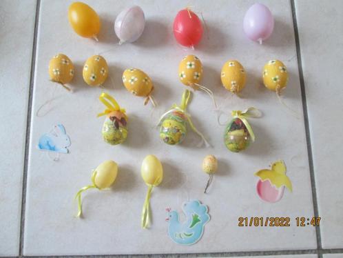 Décor de Pâques : Garnitures diverses., Diversen, Pasen, Zo goed als nieuw, Ophalen of Verzenden