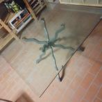 Table en verre,  magnifique et carrée, Ophalen, Glas