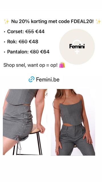 Handgemaakte kleding setjes Femini