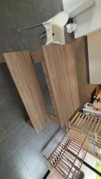 Houten tafel met bankje van budgetmeubel, Ophalen