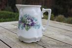 Retro vintage antieke oude romantische melkkan bloemen, Ophalen of Verzenden