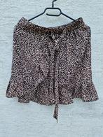 Pittig kort rokje met print mt M, Kleding | Dames, Rokken, Bruin, Zo goed als nieuw, Boven de knie, Ophalen