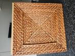 18 Rotan onderzetters voor vierkante borden, Huis en Inrichting, Woonaccessoires | Onderzetters, Ophalen, Nieuw