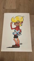 Dupuis affiche Devos geniale Olivier, Ophalen of Verzenden, Gebruikt