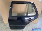 VW GOLF 4 Zwart LC9Z Links achter deur portier 1998-2003, Ophalen, Gebruikt, Volkswagen, Deur