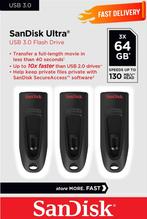 3 Pièces Clé USB SanDisk 64 Go USB3.2 3-Pack USB 64 Go 3Pack, Informatique & Logiciels, Clés USB, SanDisk, 64 GB, Envoi, Neuf