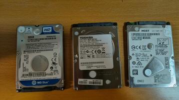22 HDD's voor Laptop: merk Toshiba, HGST, WD beschikbaar voor biedingen