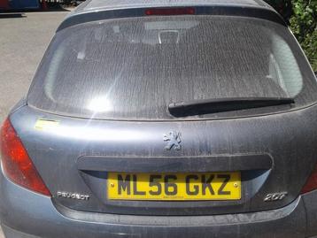 Achterklep van een Peugeot 207 (EZW) beschikbaar voor biedingen