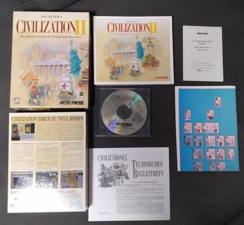 Civilization II, Games en Spelcomputers, Games | Pc, Zo goed als nieuw, Strategie en Constructie, 1 speler, Vanaf 3 jaar, Ophalen of Verzenden