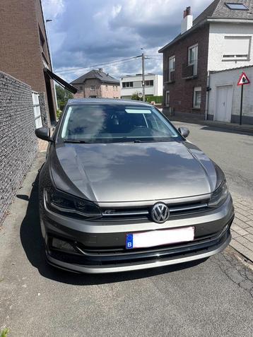 Volkswagen Polo 1.0 R-Line, Autos, Achat, Feux de virage, Boîte manuelle, Noir