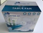 Lifetime Air Tafelventilator- 20W - Oscilleert - Kantelbaar, Ophalen of Verzenden, Nieuw, Tafelventilator