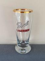 Emaille glas BAB brouwerij AIGLE BELGICA, Verzamelen, Verzenden, Gebruikt, Glas of Glazen