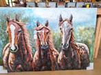 3d paarden schilderij, Ophalen, Zo goed als nieuw