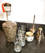 Drank- theeservies, Marokaanse ambacht, Ophalen, Gebruikt, Glas of Glazen