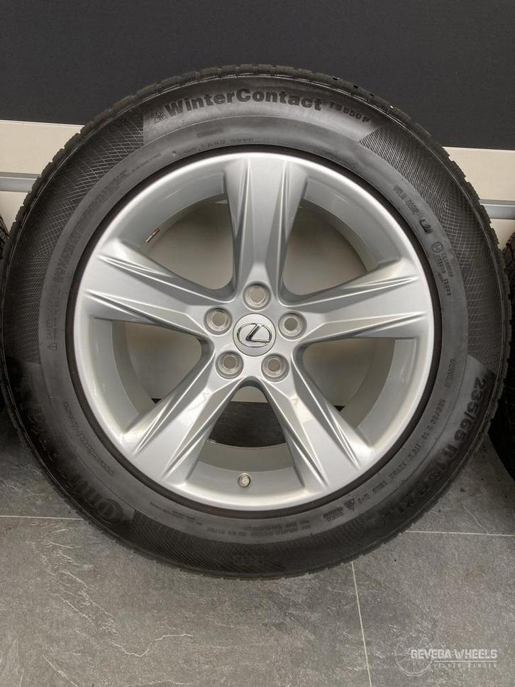 18” originele Lexus RX450h velgen + winterbanden 5x114.3, Auto-onderdelen, Banden en Velgen, Banden en Velgen, Winterbanden, 18 inch