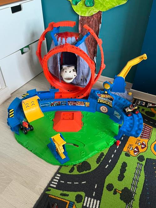 Hot weels monster truck arena, Kinderen en Baby's, Speelgoed | Racebanen, Zo goed als nieuw, Hot Wheels, Ophalen