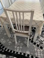 5x witte IKEA stoelen, Huis en Inrichting, Ophalen, Gebruikt