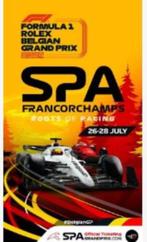 2 tickets Gold 9 Grand prix  F1 spa dimanche 28/07, Tickets & Billets