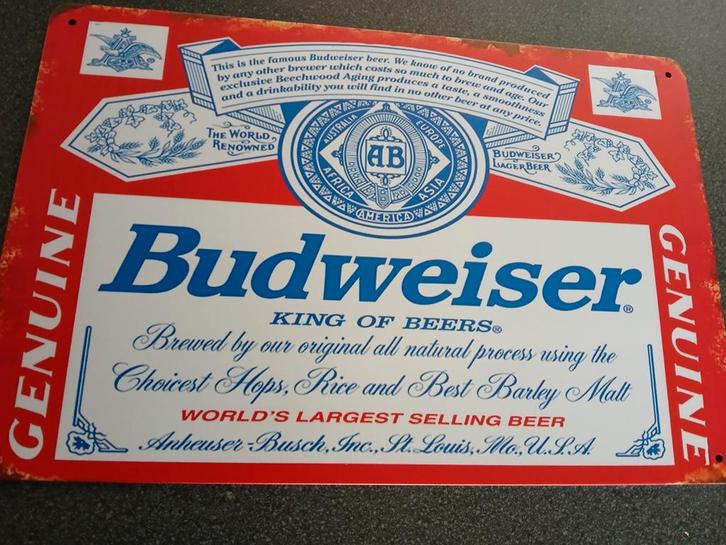 Metalen reclameborden biermerken, nieuw!, Verzamelen, Merken en Reclamevoorwerpen, Nieuw, Verpakking, Ophalen