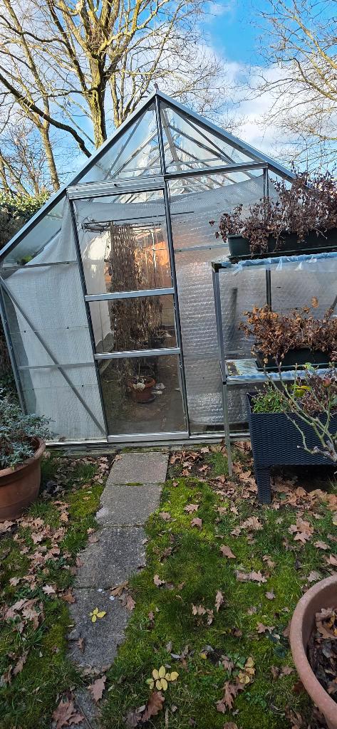 Serre Vitavia Merkur/ Neptune 11500, Tuin en Terras, Kassen, Gebruikt, Kweekkas, Aluminium, Glas, Ophalen