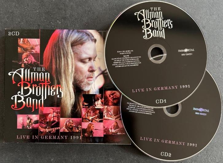 ALLMAN BROTHERS BAND - Live in Germany 1991 ( 2CD ), Cd's en Dvd's, Cd's | Rock, Zo goed als nieuw, Poprock, Verzenden