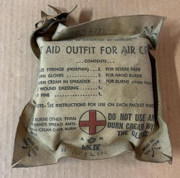 British WW2 RAF First Aid Outfit For Aircrew - Mk4 - FULL beschikbaar voor biedingen