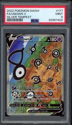 Unown V PSA 9 - 177/195 - Sword & Shield - Silver Tempest, Hobby en Vrije tijd, Verzamelkaartspellen | Pokémon, Verzenden, Zo goed als nieuw