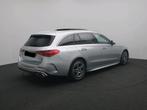 Mercedes-Benz C-klasse 180 AMG Line Estate + PANORAMISCH DAK, Auto's, Automaat, Zwart, 4 cilinders, Apple Carplay