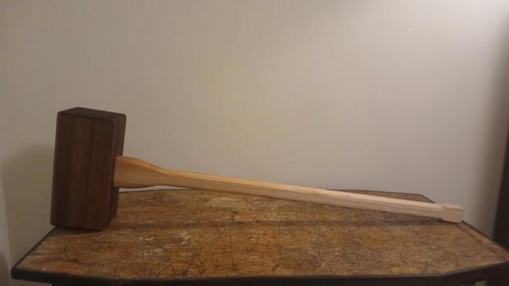 Handgemaakte houten voorhamer / tuinhamer, Tuin en Terras, Hand-tuingereedschap, Nieuw, Ophalen of Verzenden